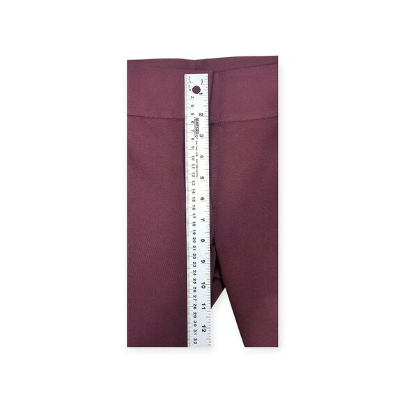 🛍️ Vince Camuto Slim Leg Trousers - Women's 4 - Plum/Burgundy - Picture 5 of 10